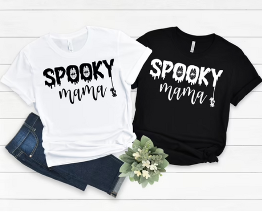 Spooky Mama Bella Canvas T-shirt