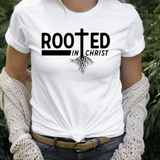 Rooted In Christ Bella Canvas T-shirt