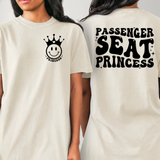 Passenger Seat Princess Comfort Colors T-shirt