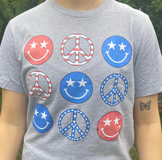 Stars and Stripes Gildan Softstyle T-shirt