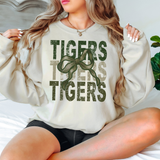 Tigers Matching Stacked Camo Greens T-shirt or Sweatshirt