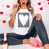 Checker Heart Gildan T-shirt or Sweatshirt