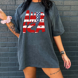 America Lightning Bolt Comfort Colors T-Shirt or Tank