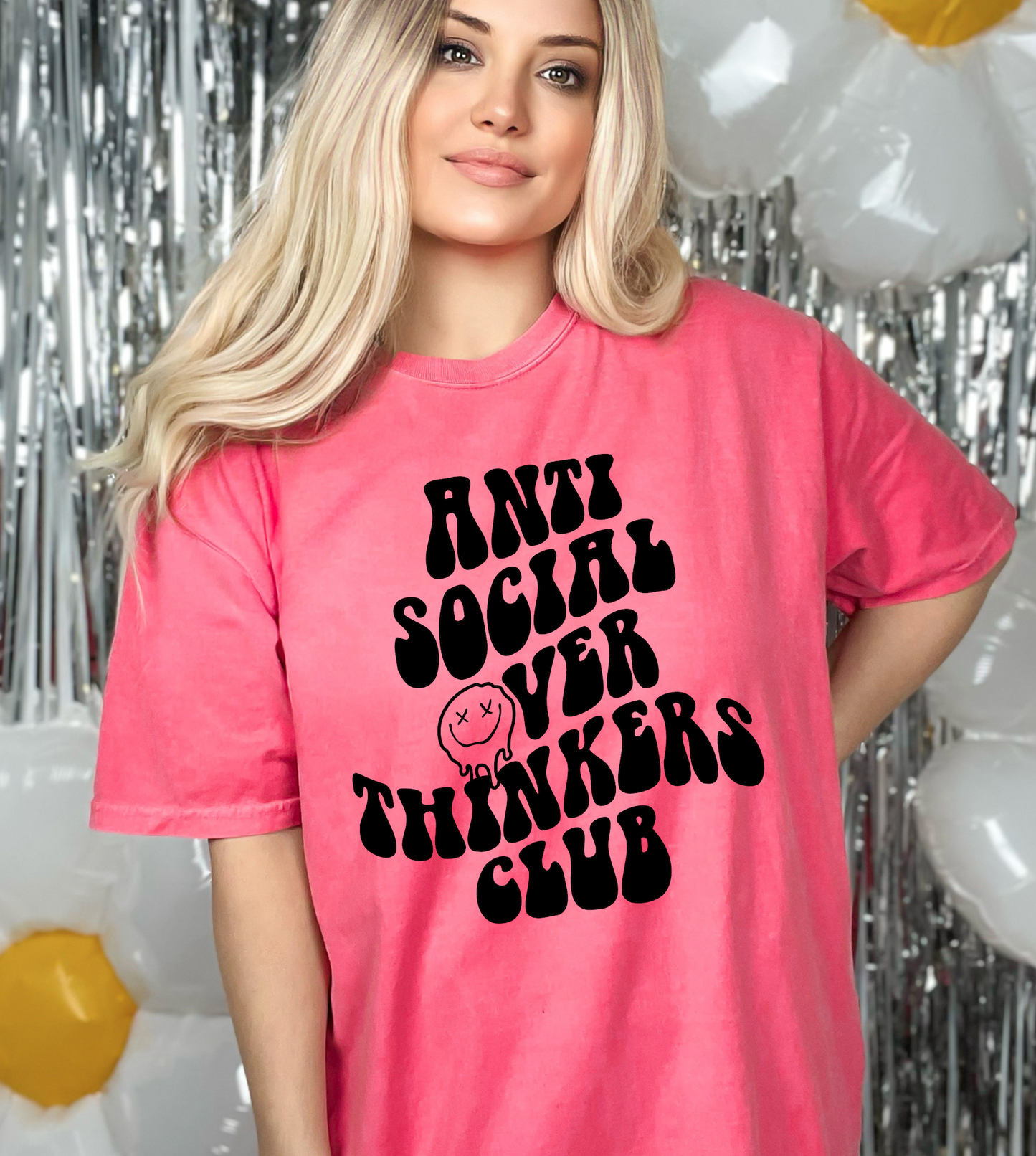 Anti Social Over Thinkers Club Comfort Colors T-Shirt