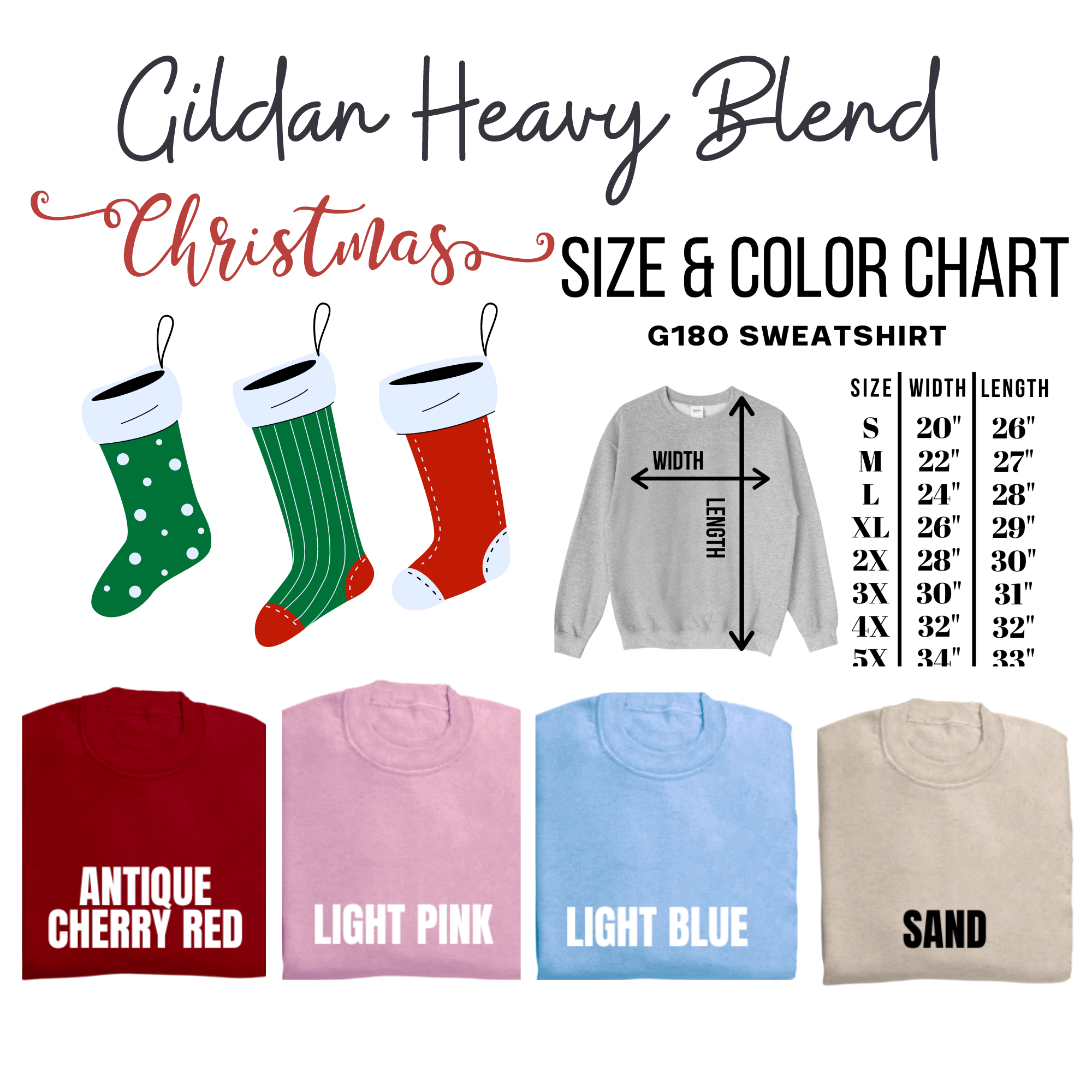 a white shirt with a christmas stocking on it