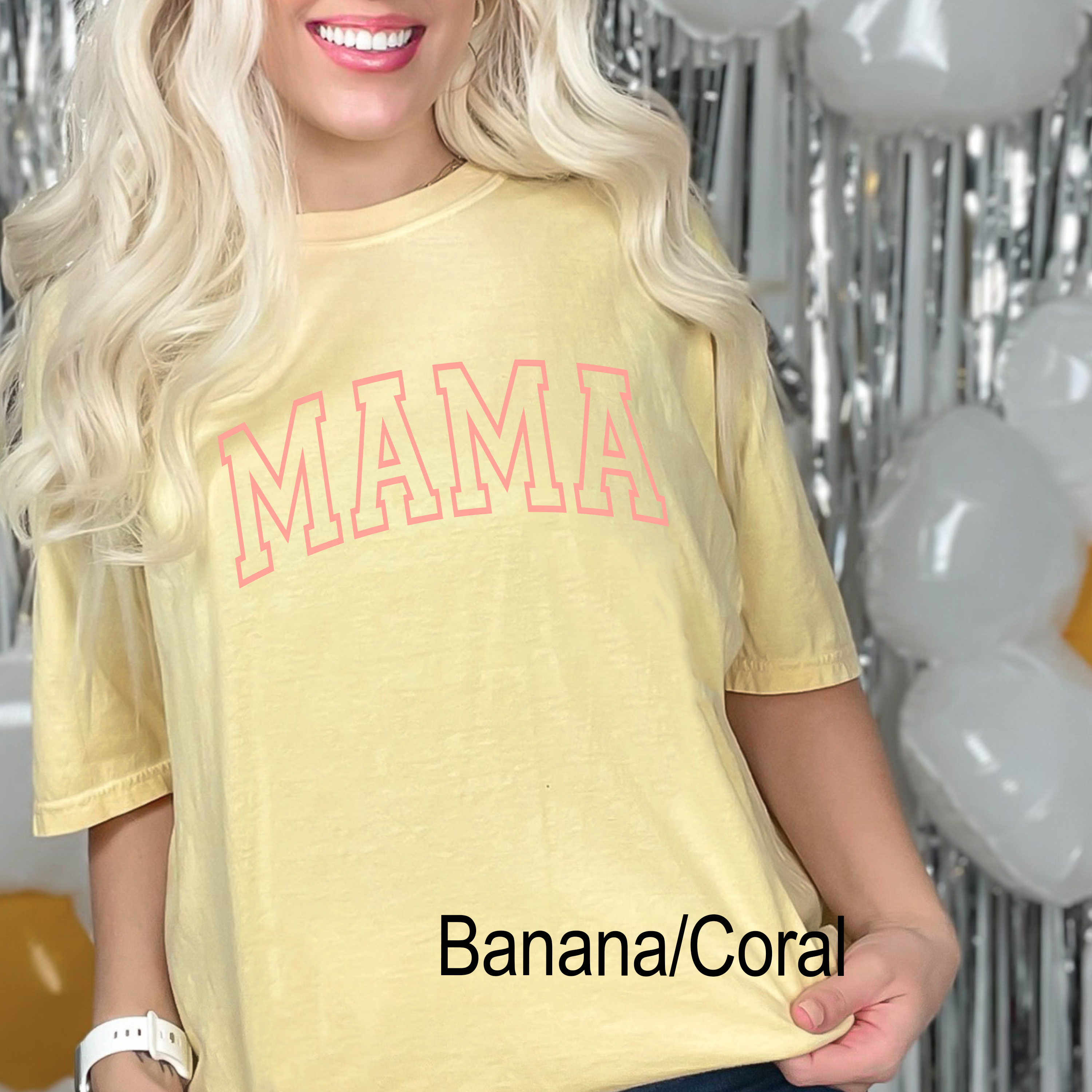PUFF Mama Comfort Colors Banana T-Shirt