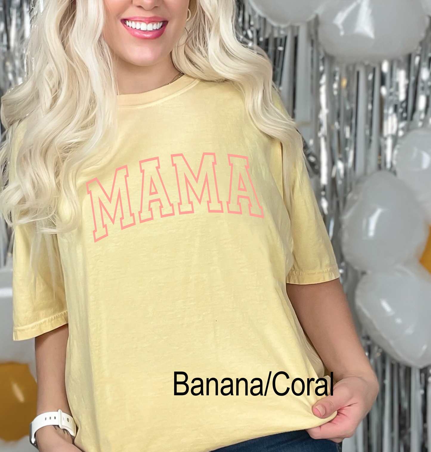 PUFF Mama Comfort Colors Banana T-Shirt