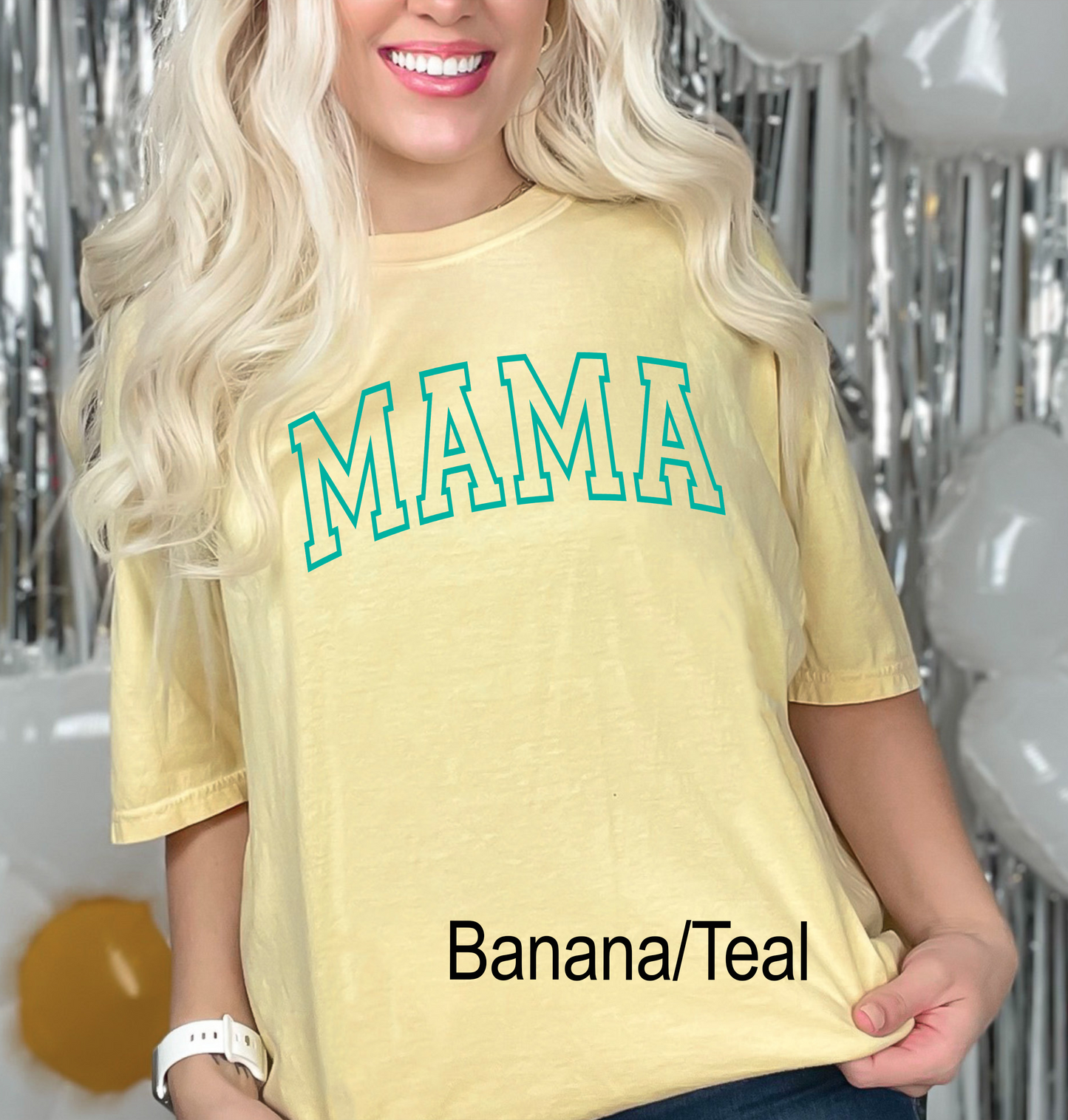 PUFF Mama Comfort Colors Banana T-Shirt