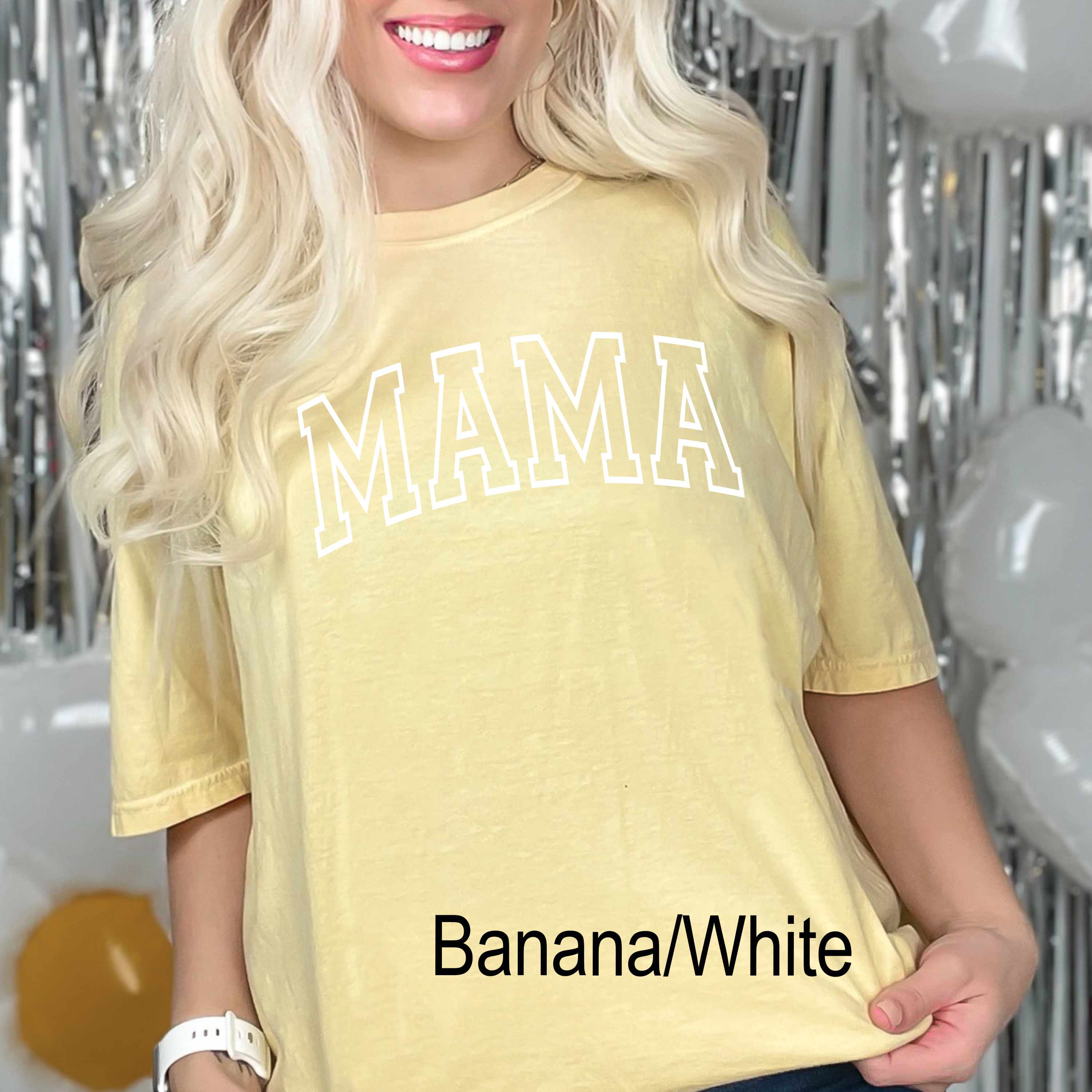 PUFF Mama Comfort Colors Banana T-Shirt