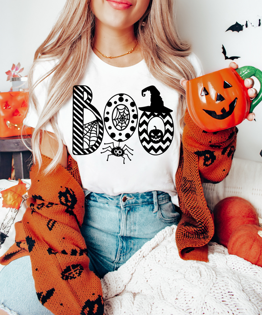 BOO Halloween Gildan Softstyle T-shirt