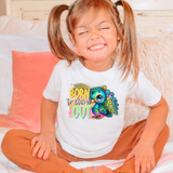 Born To Stand Out Peacock Bella Canvas Kids T-Shirt