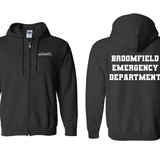 UCHealth Broomfield Emergency Gildan Heavy Blend Unisex Zip Up Hoodie