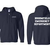 UCHealth Broomfield Emergency Gildan Heavy Blend Unisex Zip Up Hoodie
