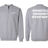 UCHealth Broomfield Emergency Department Gildan Quarter Zip Sweatshirt