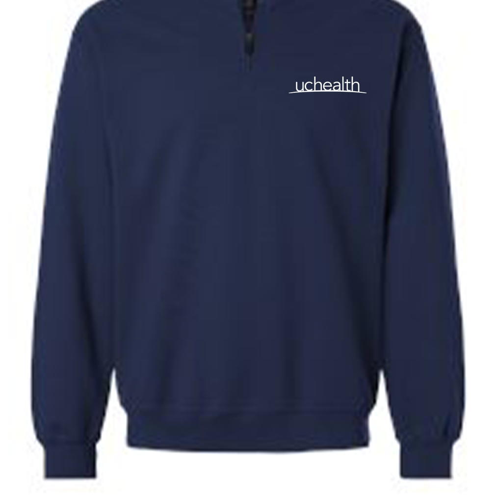 UCHealth Gildan Quarter Zip Sweatshirt