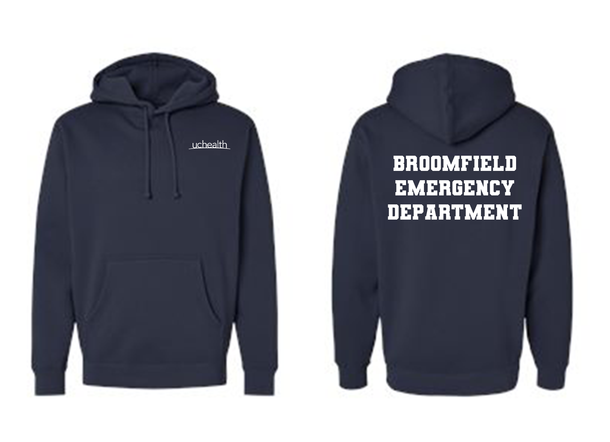 UCHealth Broomfield Emergency Department Gildan Heavy Blend Pullover Hoodie