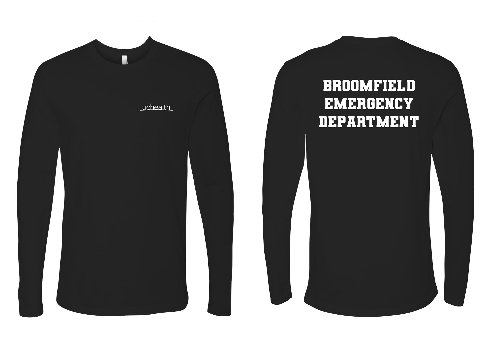 Uchealth Unisex Broomfield Emergency Long Sleeve Cotton T-Shirt-Next Level