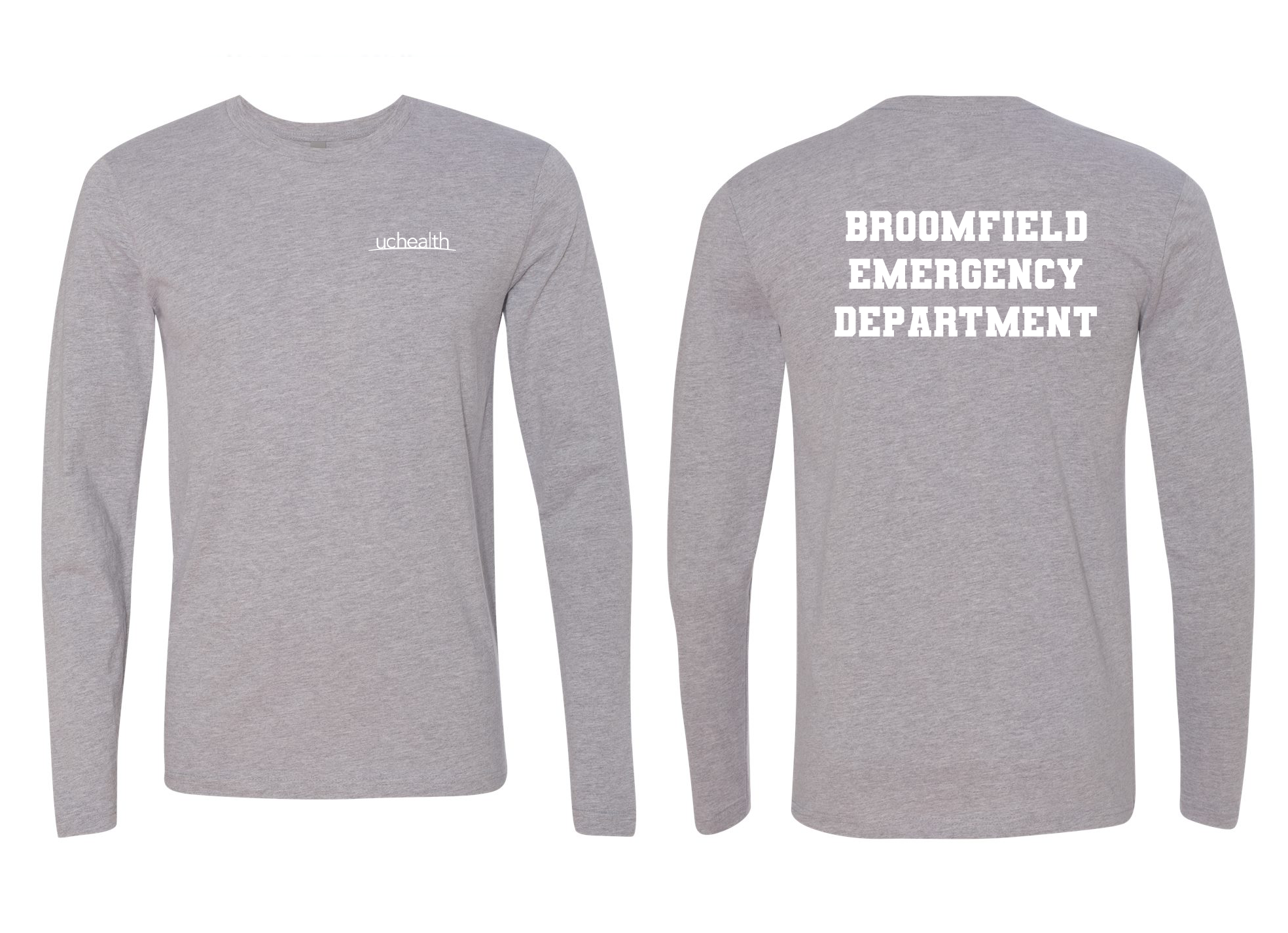 Uchealth Unisex Broomfield Emergency Long Sleeve Cotton T-Shirt-Next Level