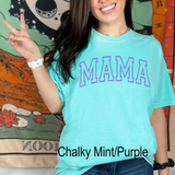 PUFF Mama Comfort Colors Chalky Mint T-Shirt