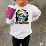 Dont Rush Me Panda Bear Bella Canvas Kids T-Shirt