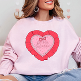 Ruffle Heart Gildan T-shirt or Sweatshirt