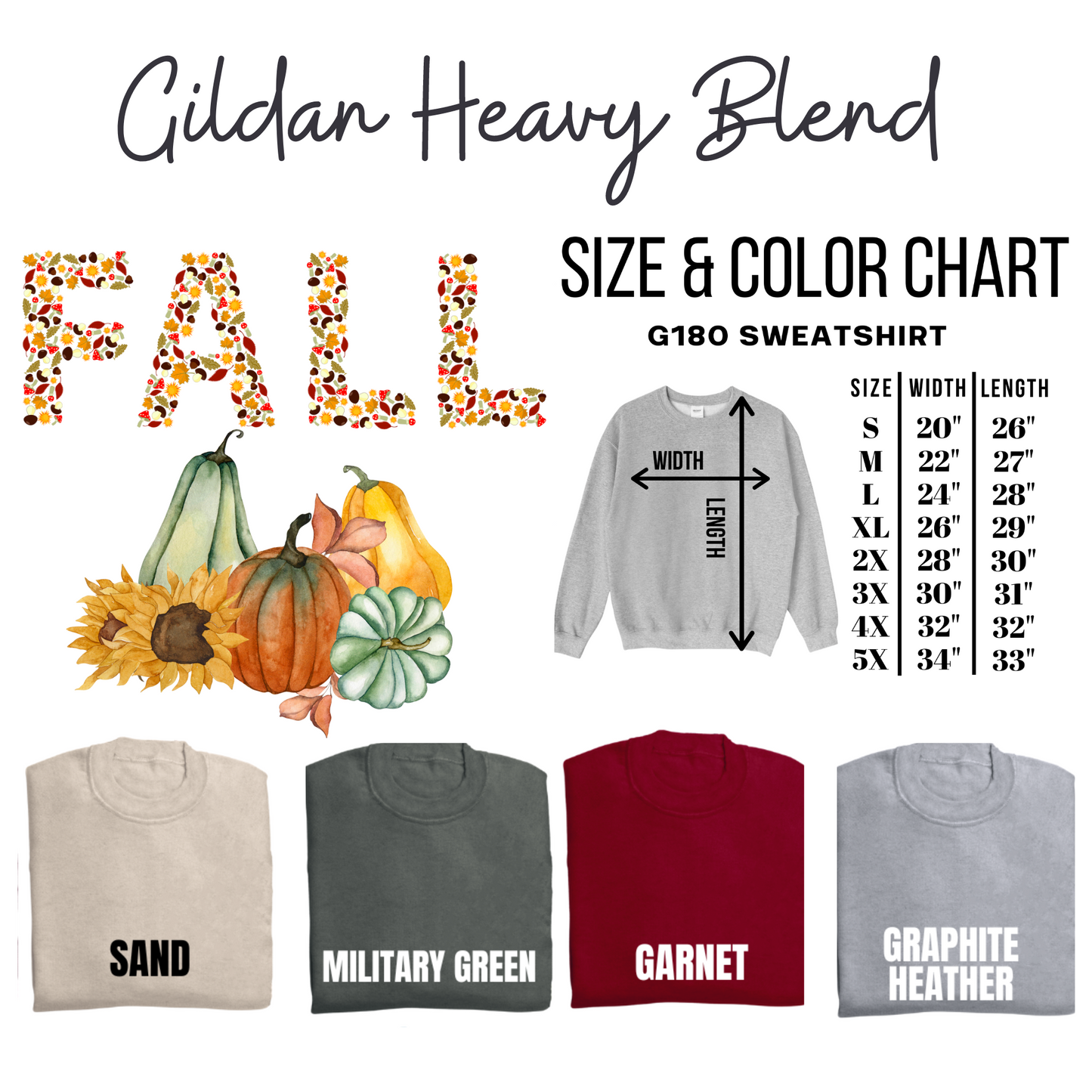 Hello Pumpkin Gildan Heavy Blend Sweatshirt