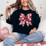 Red Valentines Coquette Bow Gildan Tshirt or Crewneck