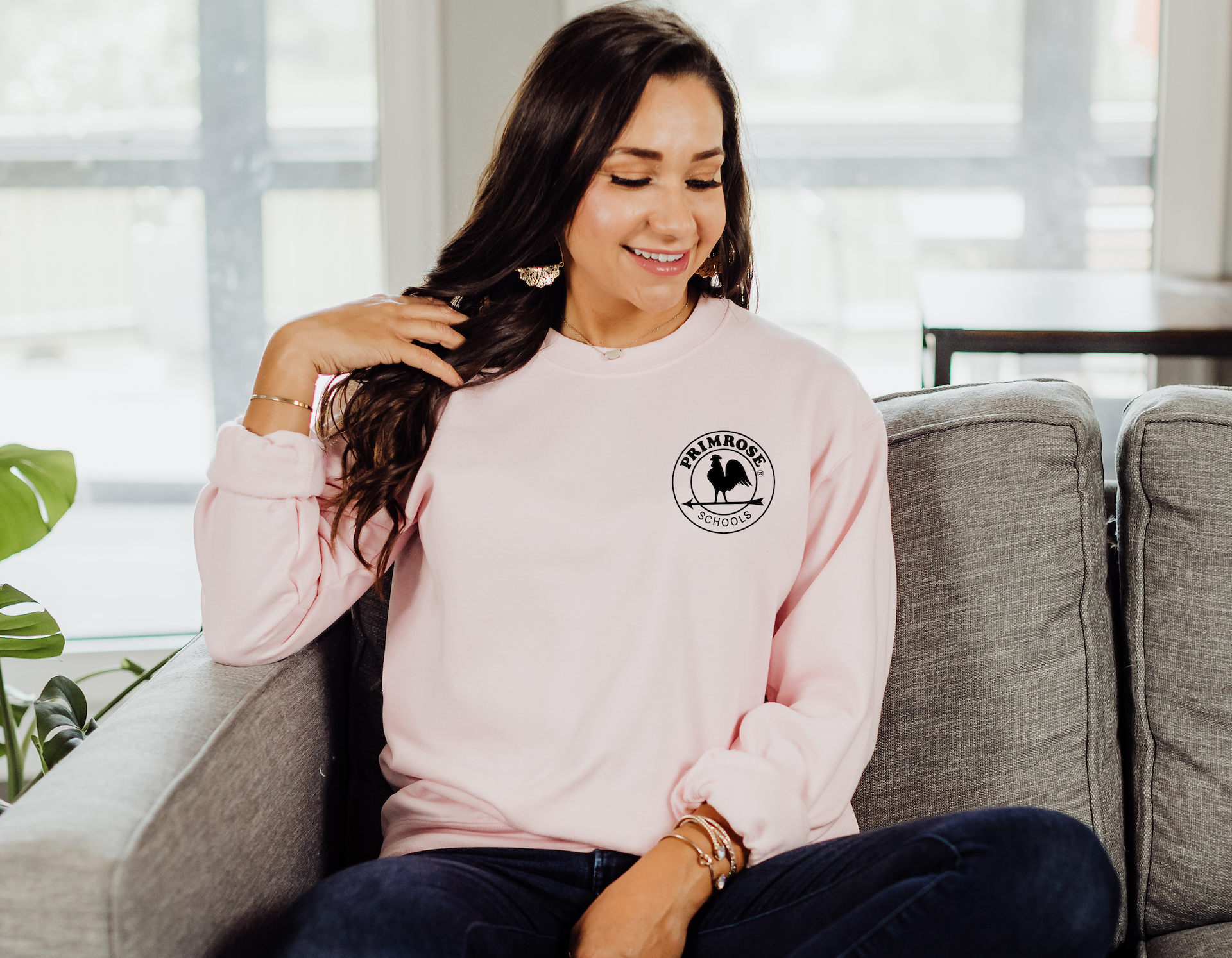 Primrose Pocket Print Sweatshirt