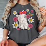 Groovy Ghost Comfort Colors Pepper T-shirt
