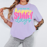I Was Made for Happy Sunny Days Comfort Colors T-shirt