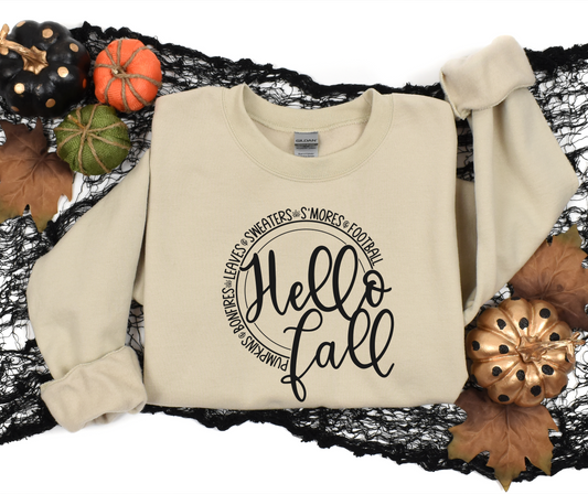 Hello Fall  Heavy Blend Sweatshirt