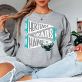 Heritage Trails Hawks Pennant Adult Long Sleeve TShirt