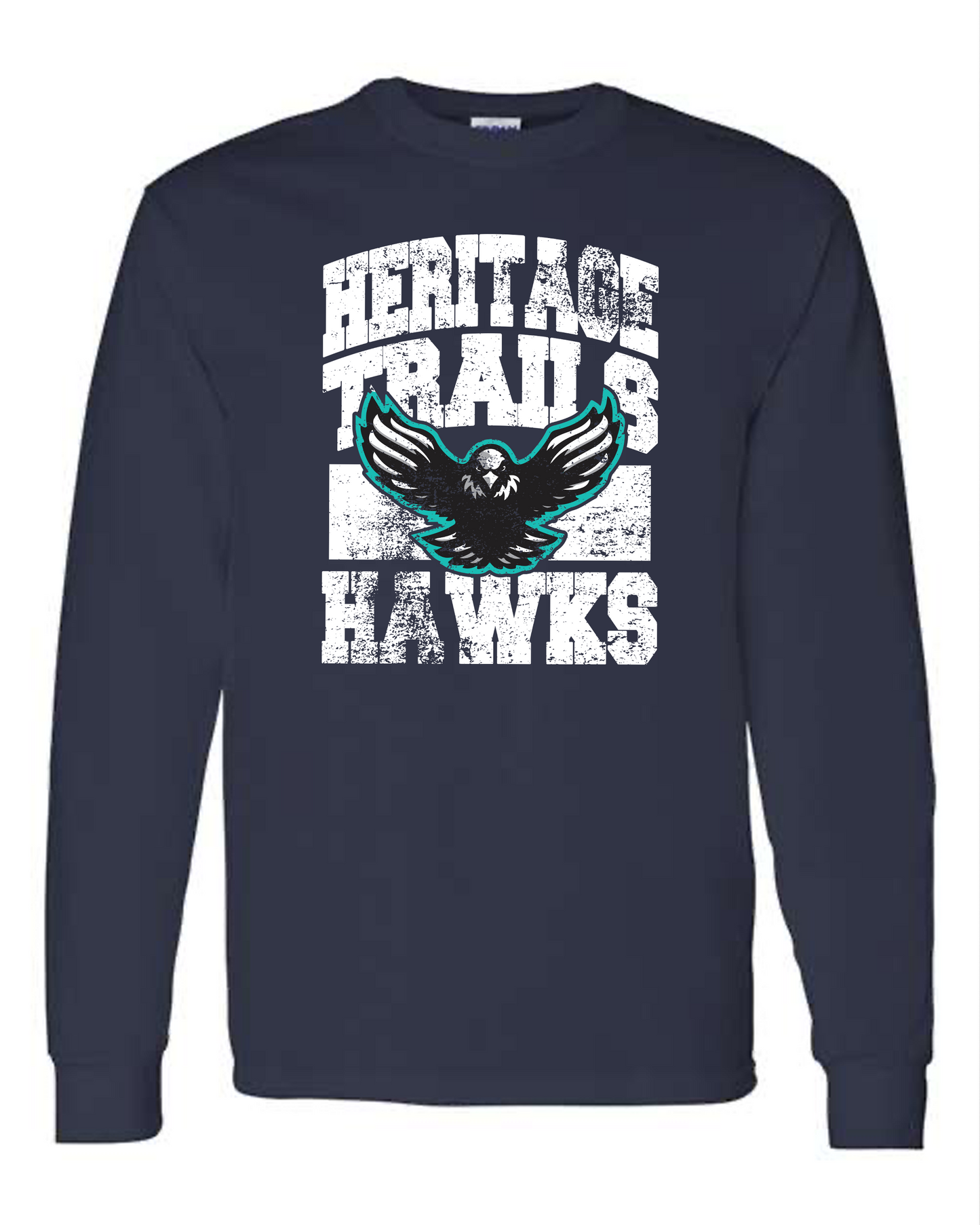 Heritage Trails Hawks Adult Long Sleeve TShirt