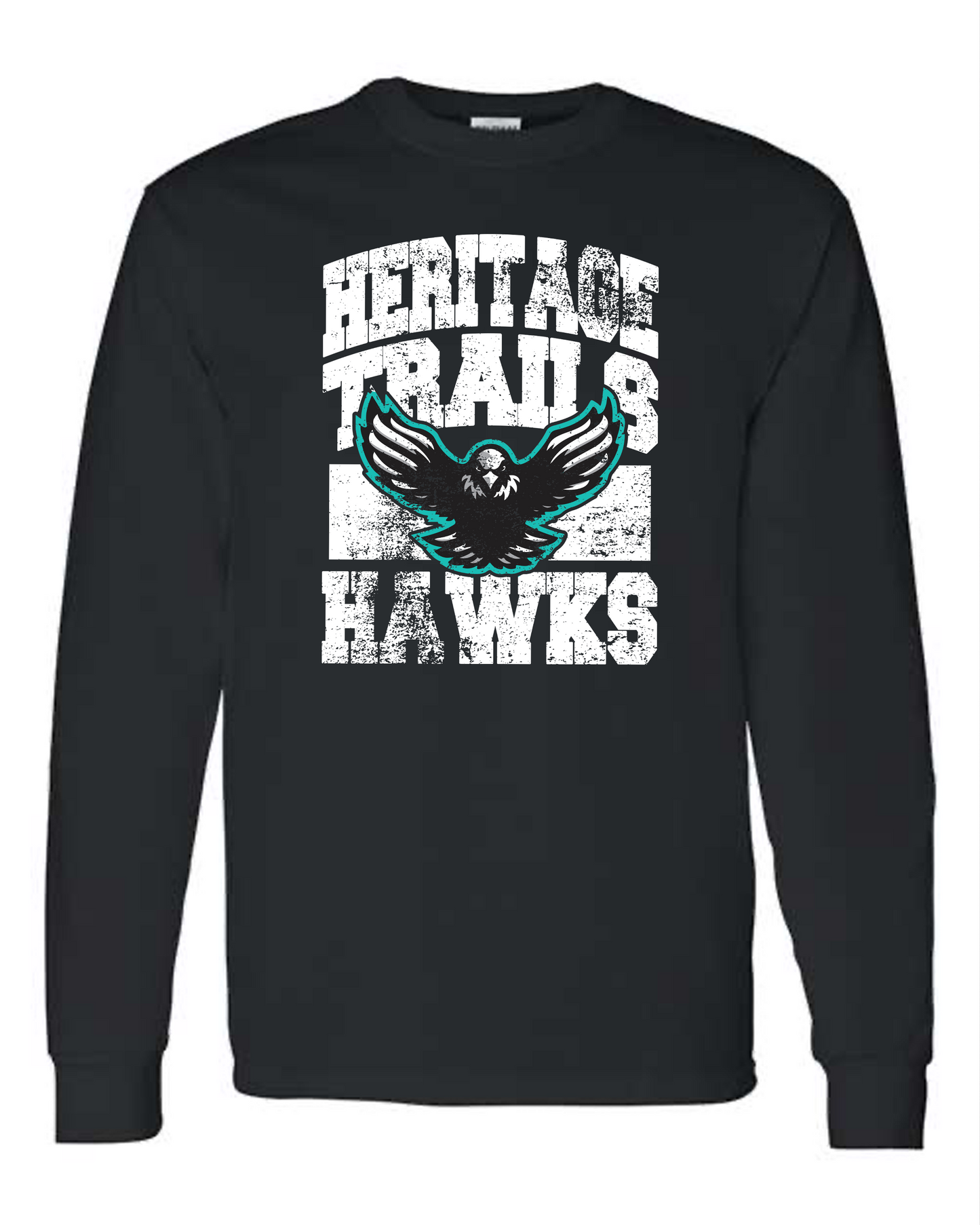 Heritage Trails Hawks Adult Long Sleeve TShirt