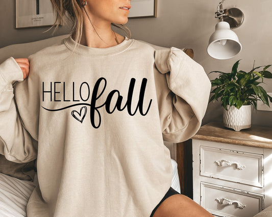 Hello Fall  Heavy Blend Sweatshirt