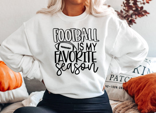 Football Is My Favorite Season  Heavy Blend Sweatshirt