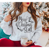 Merry Christmas Yall  Heavy Blend Sweatshirt