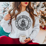 Rockin Around the Christmas Tree Circle   Heavy Blend Sweatshirt