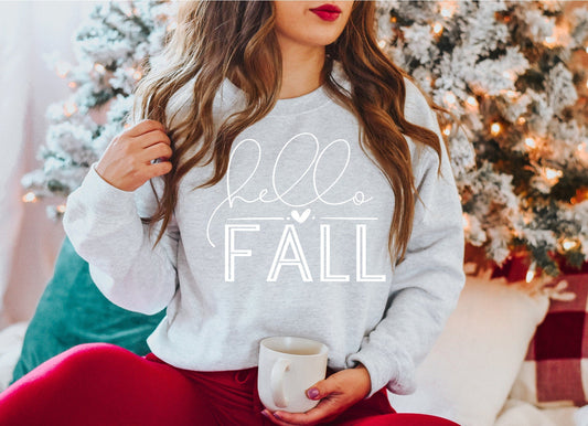 Hello Fall  Heavy Blend Sweatshirt