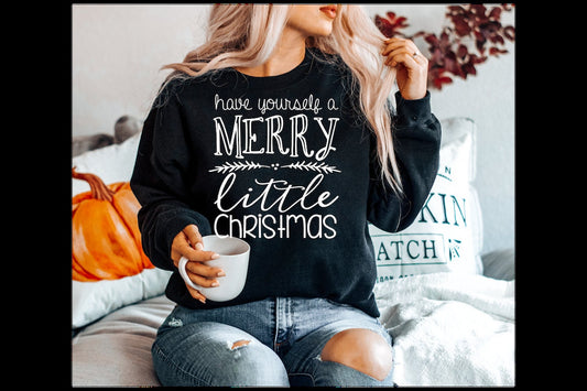 Have Yourself a Merry Little Christmas  Heavy Blend Sweatshirt