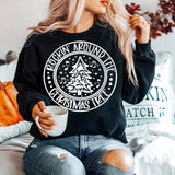 Rockin Around the Christmas Tree Circle   Heavy Blend Sweatshirt