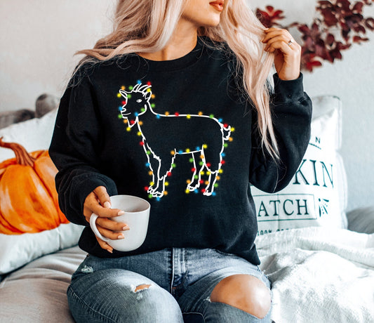 Christmas Goat  Sweatshirt