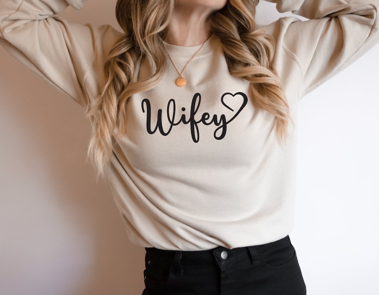 Wifey Gildan Softstyle Sweatshirt