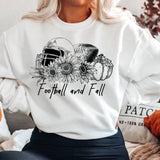 Football and Fall  Heavy Blend Sweatshirt