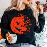 Halloween Pumpkin Jack O Lantern  T-shirt or Sweatshirt