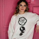 Semi Colon Rose You Matter Suicide Awareness  Heavy Cotton Sweatshirt