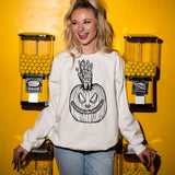Spooky Jack O Lantern  Heavy Blend Sweatshirt