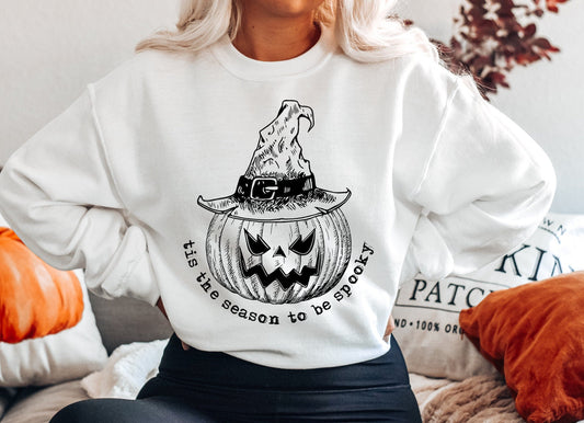 Tis The Season To Be Spooky Pumpkin  Sofstyle T-Shirt or Sweatshirt