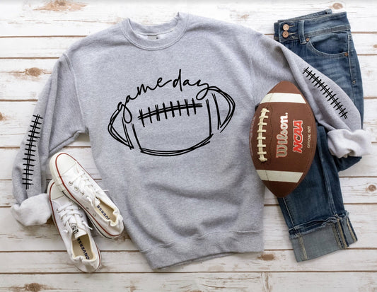 Football Game Day Heavy Blend Sweatshirt