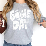 Distressed Game Day Football  Heavy Blend Sweatshirt